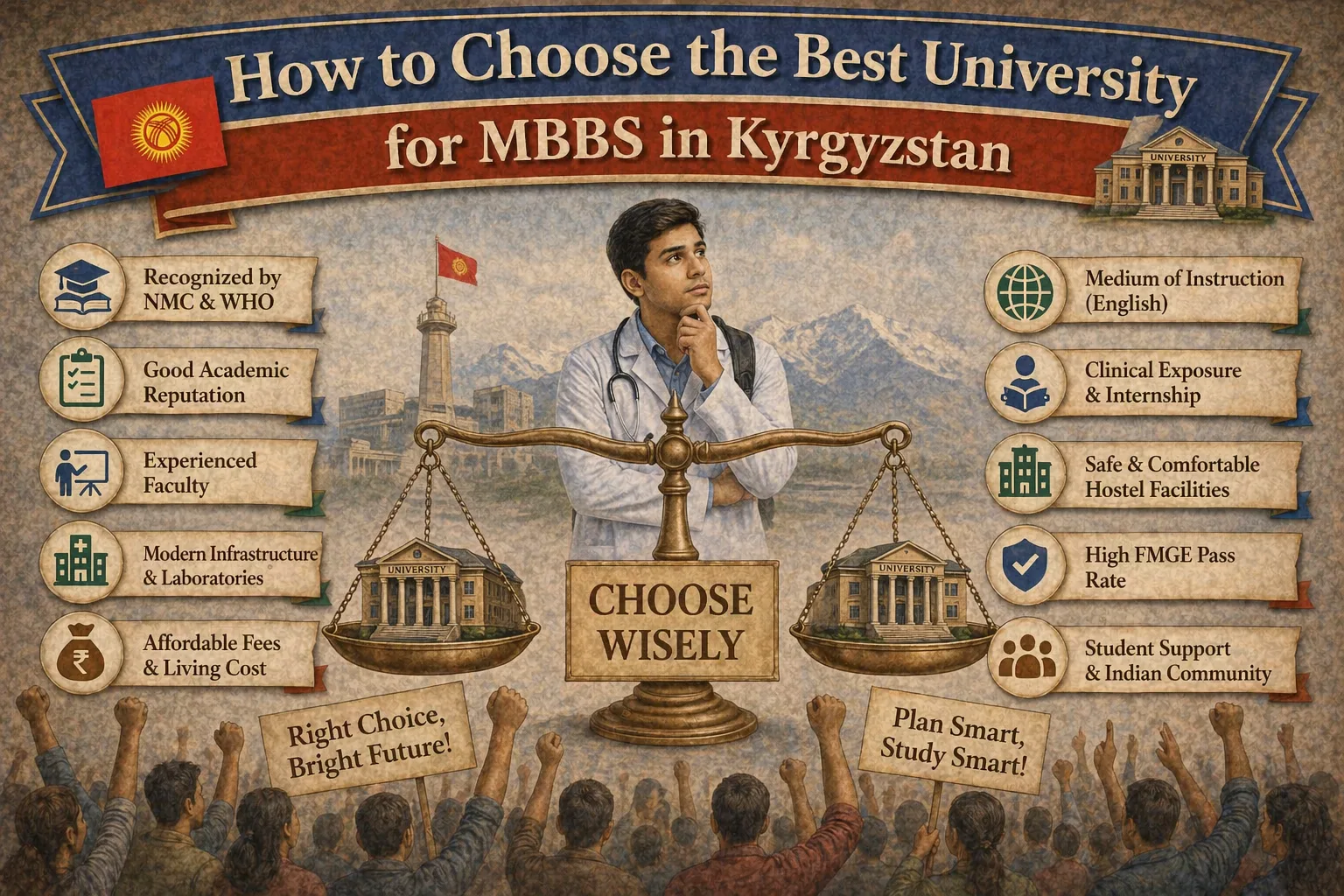 How to Choose Best University for MBBS in Kyrgyzstan